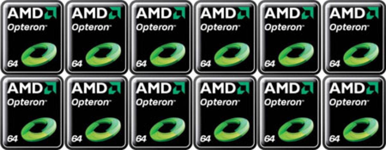 AMD bygger 6- och 12-kärniga Opteronprocessorer