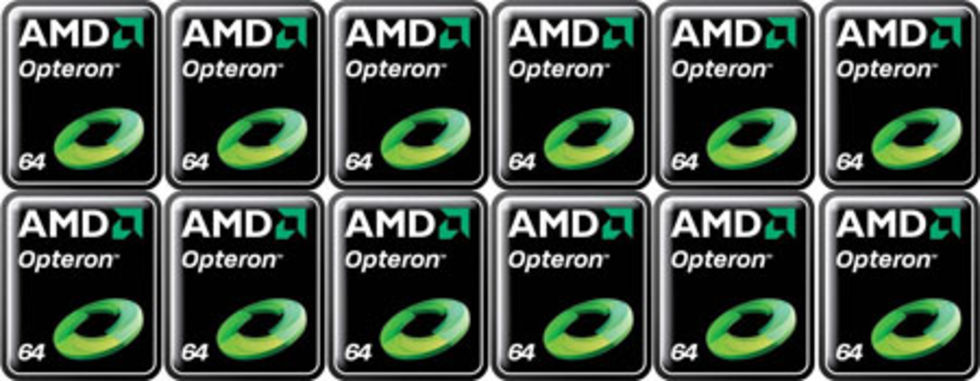 AMD bygger 6- och 12-kärniga Opteronprocessorer