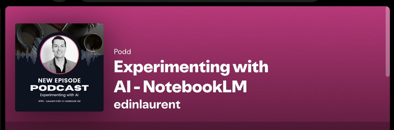 NotebookLM har börjat användas för att göra podcasts