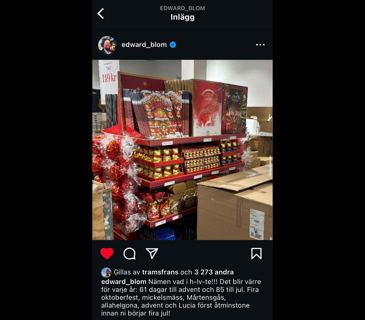 Är det för tidigt att börja med julgrejer?