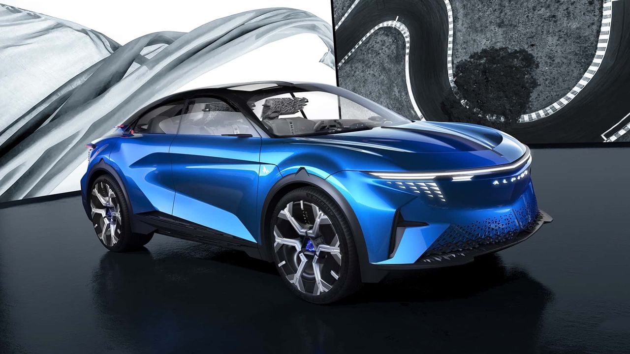 Alpine presenterar konceptbilen A390