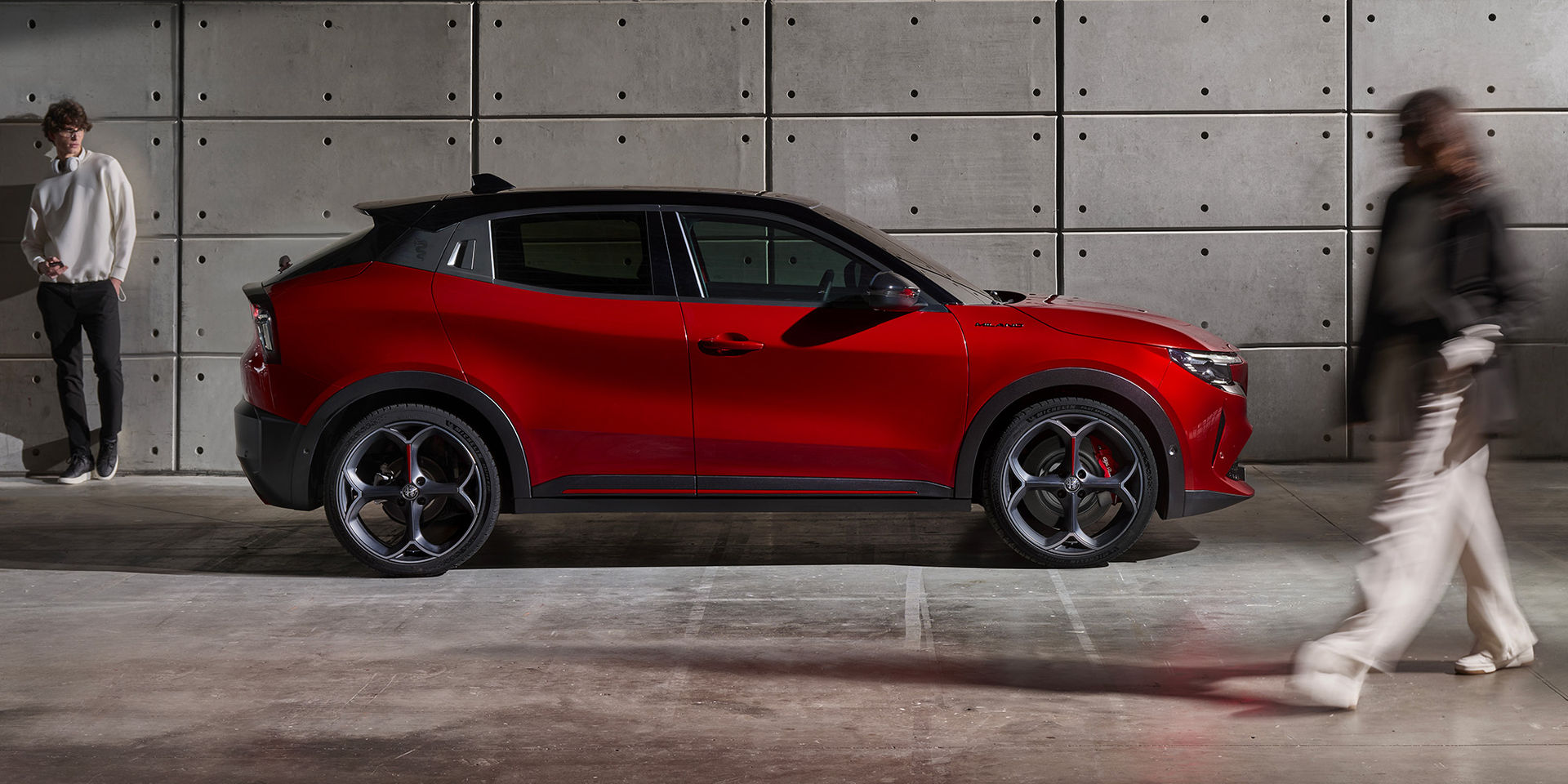 Förhandsvisningsturné av Alfa Romeo Junior Elettrica Veloce