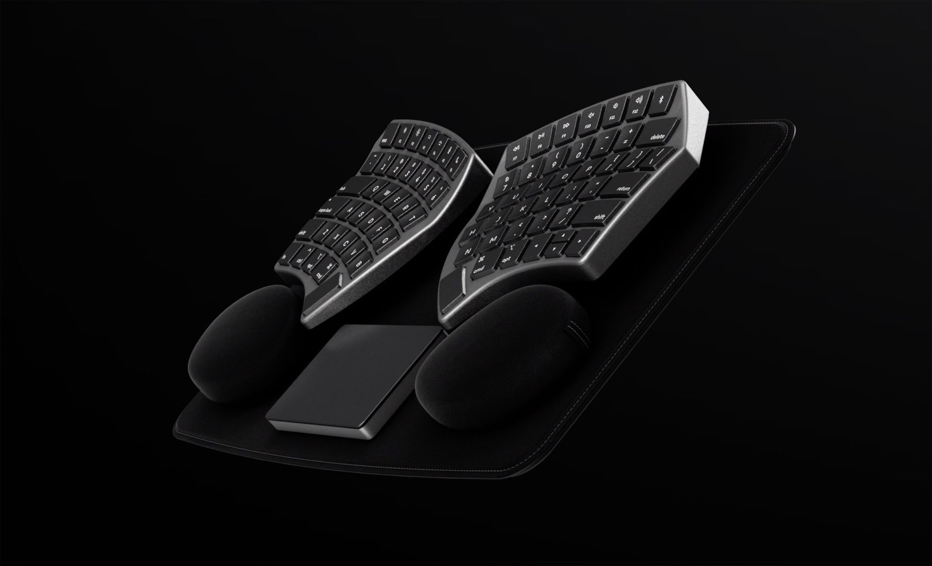 Udda kombination av tangentbord och styrplatta