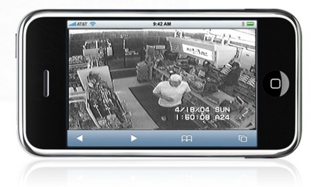 iPhone nu som övervakningscentral