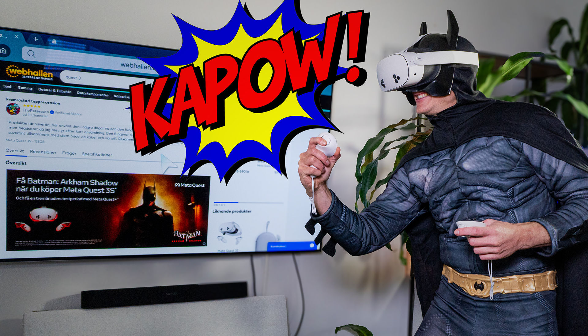 Kampanj på nya prisvärda Meta Quest 3S