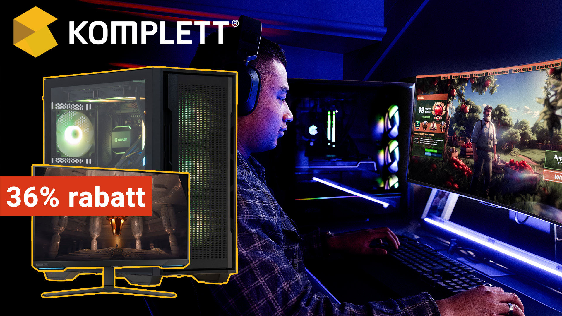 Spara 10 000-kronor på kraftfull speldator från Komplett!