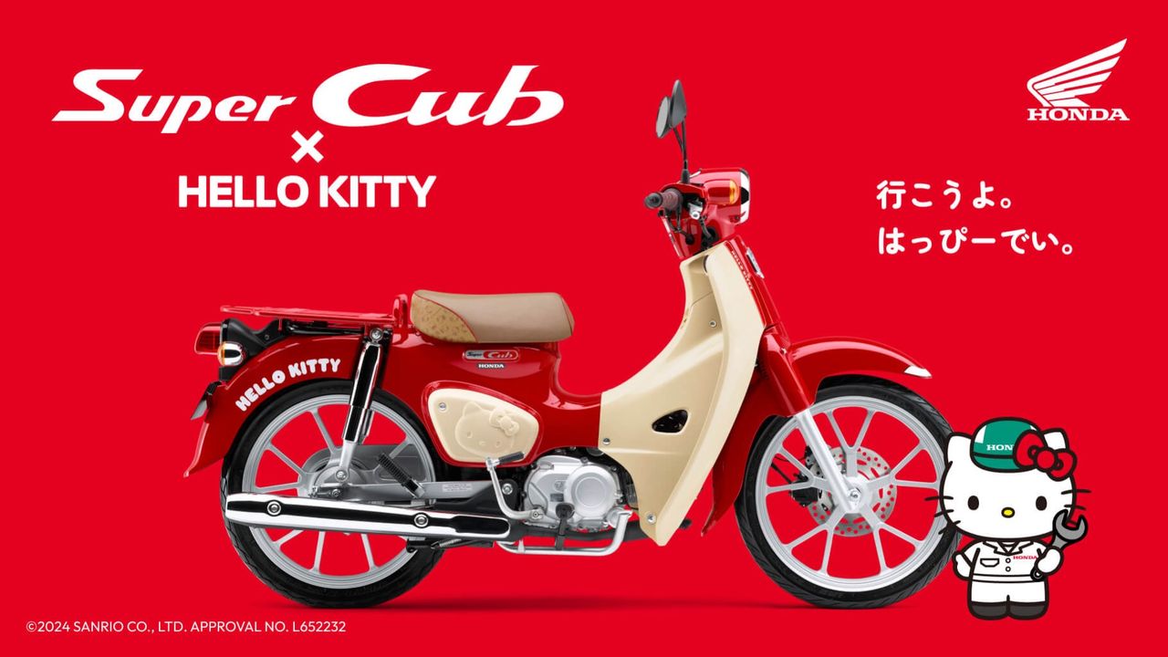 Honda gör en Hello Kitty-version av Super Cub 50