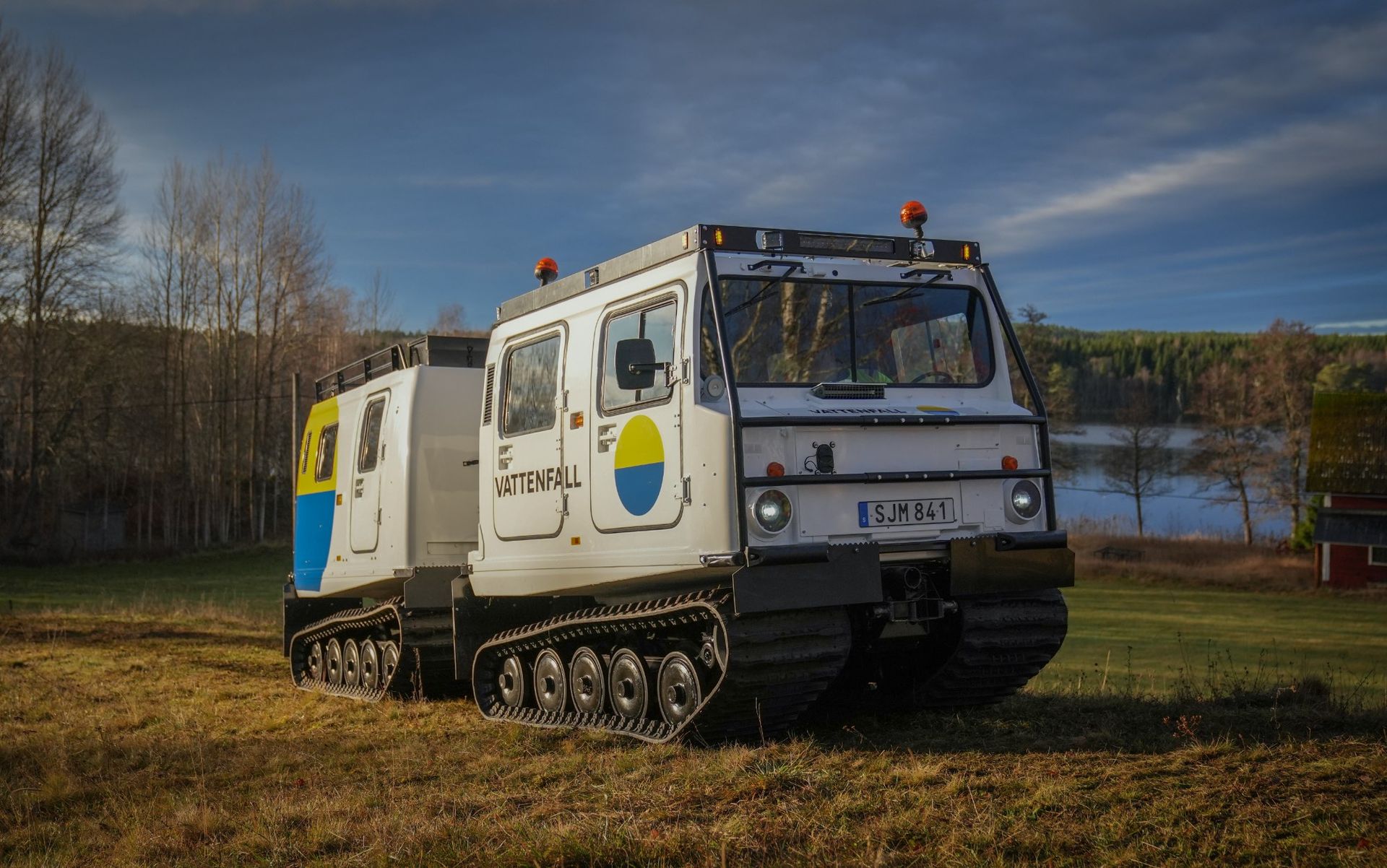 Vattenfall har elektrifierat en bandvagn