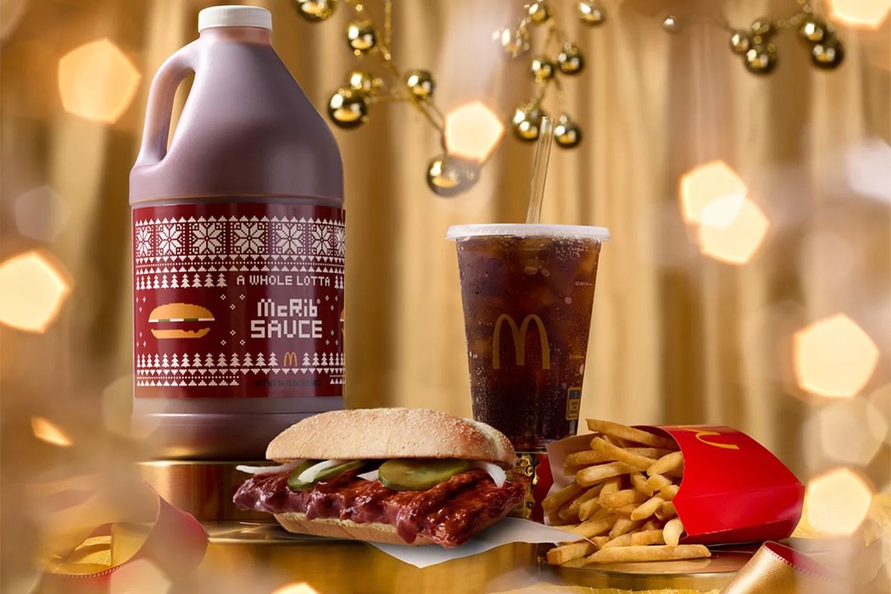 En McRib med 1,8 liter sås tack!