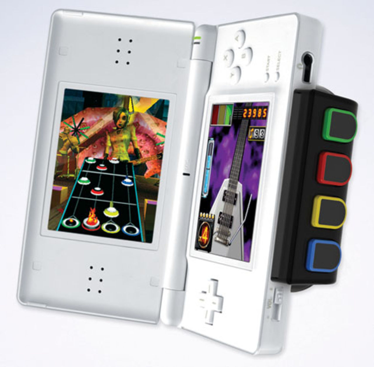 Lira Guitar Hero på ditt Nintendo DS