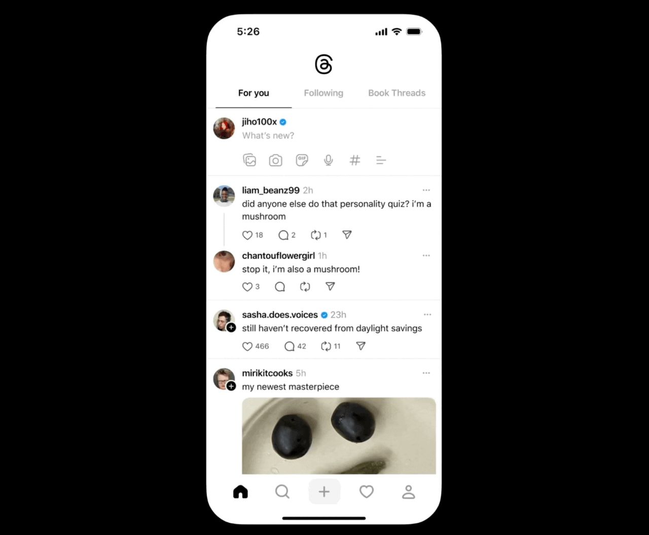 Nu kan du kanske välja vad du vill ha för flöde på Threads