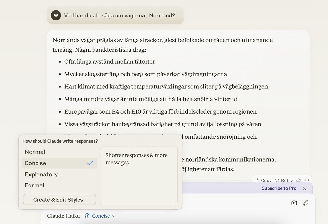 Nu kan chatboten Claude skriva som dig