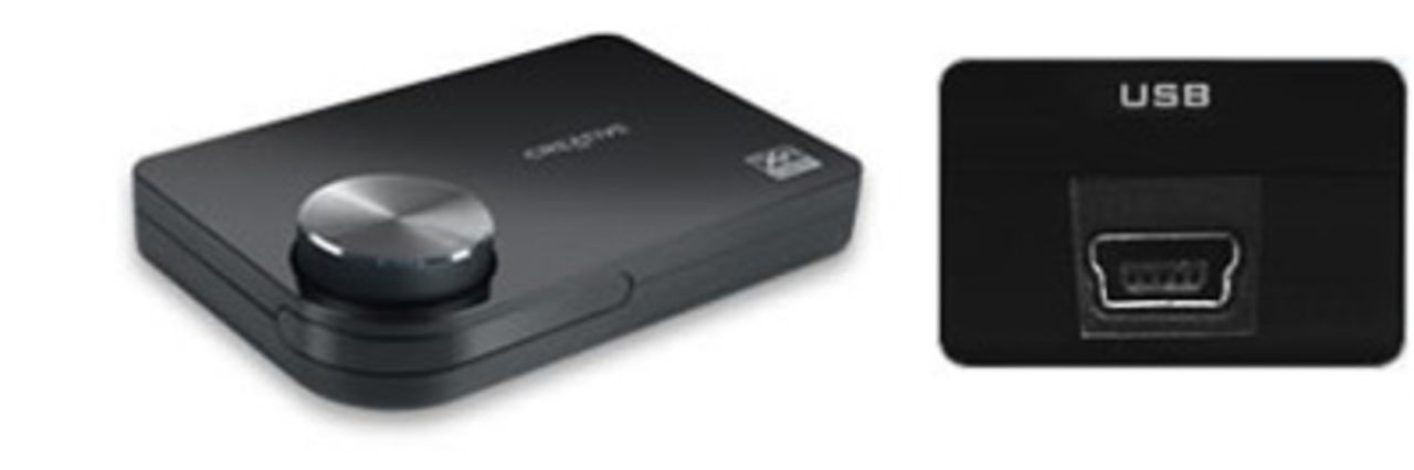 USB 2.0-anslutet ljudkort med 5.1-ljud