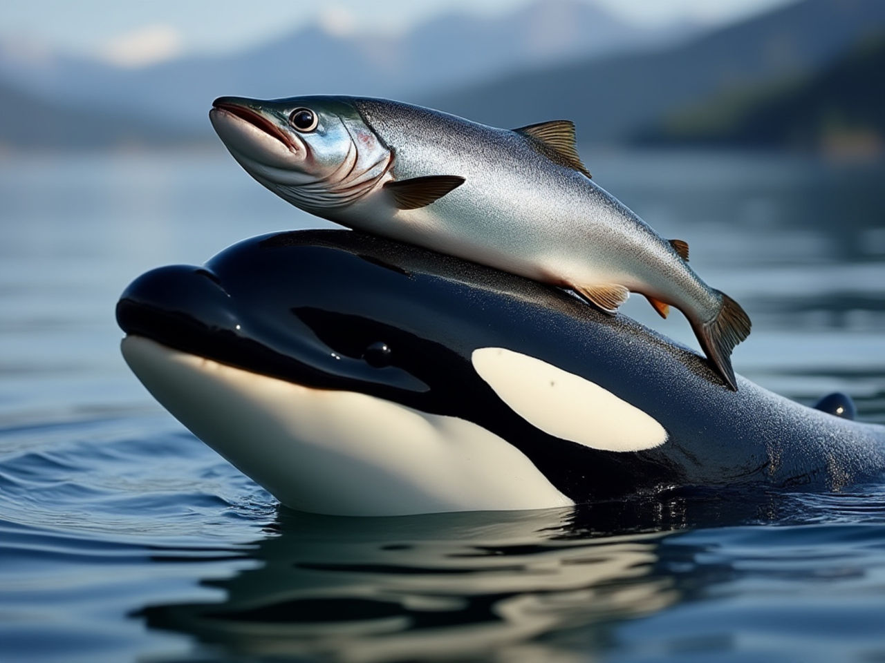 Späckhuggare siktade med laxhattar igen