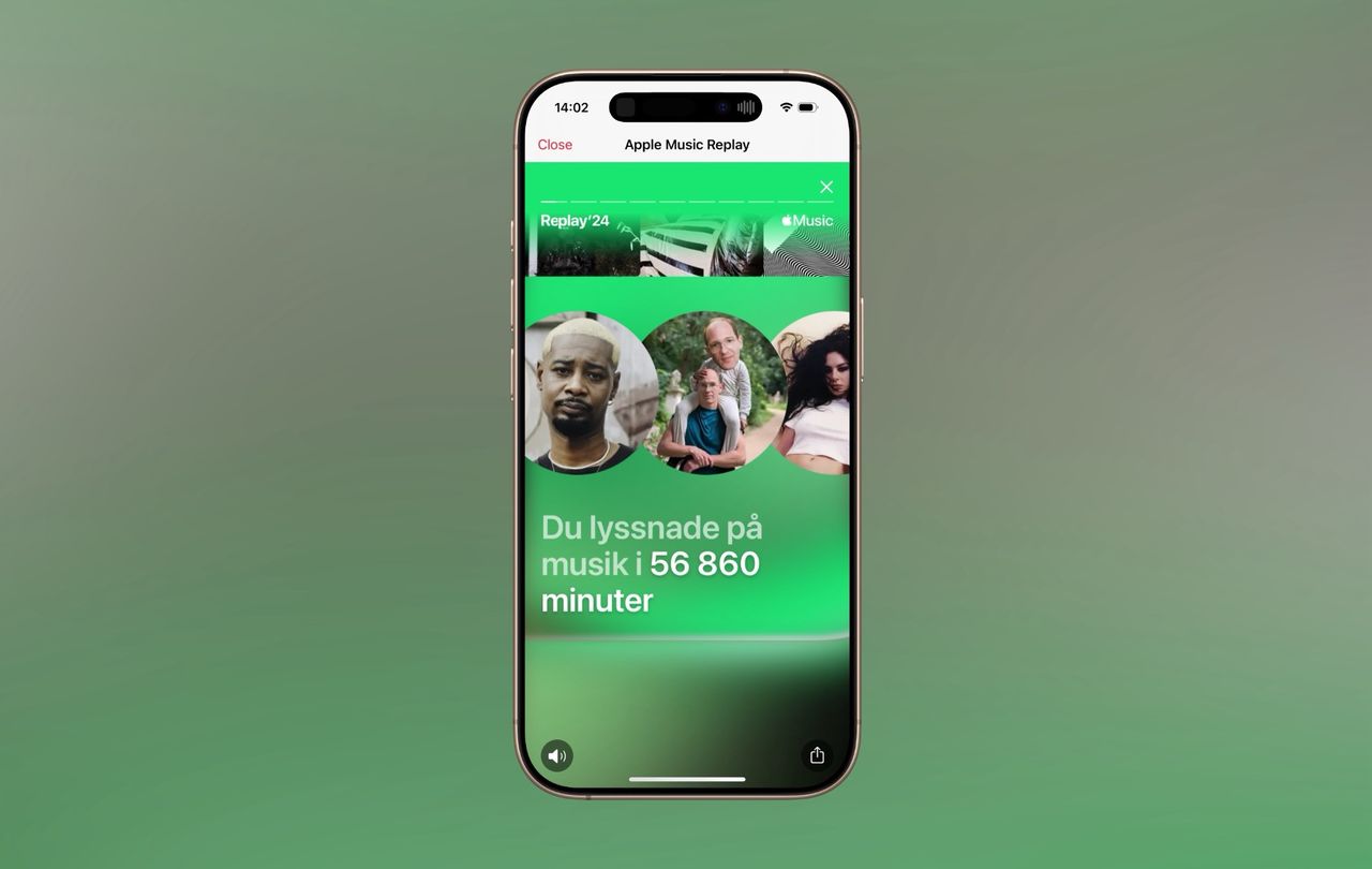 Nu kan du kika på Apples Spotify Wrapped