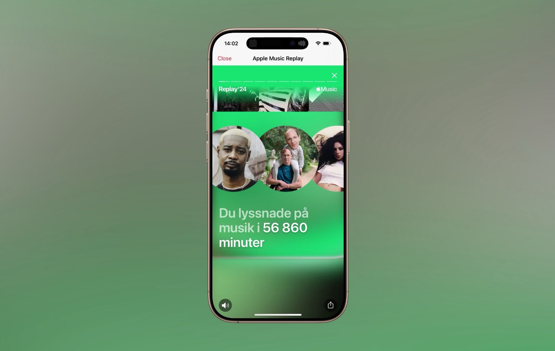 Nu kan du kika på Apples Spotify Wrapped