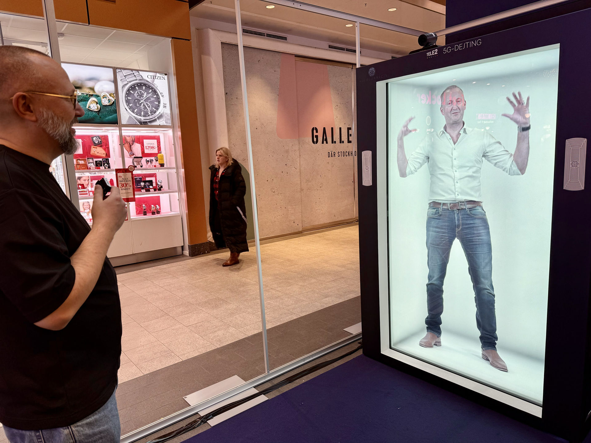 Jag har pratat med en gubbe i en låda