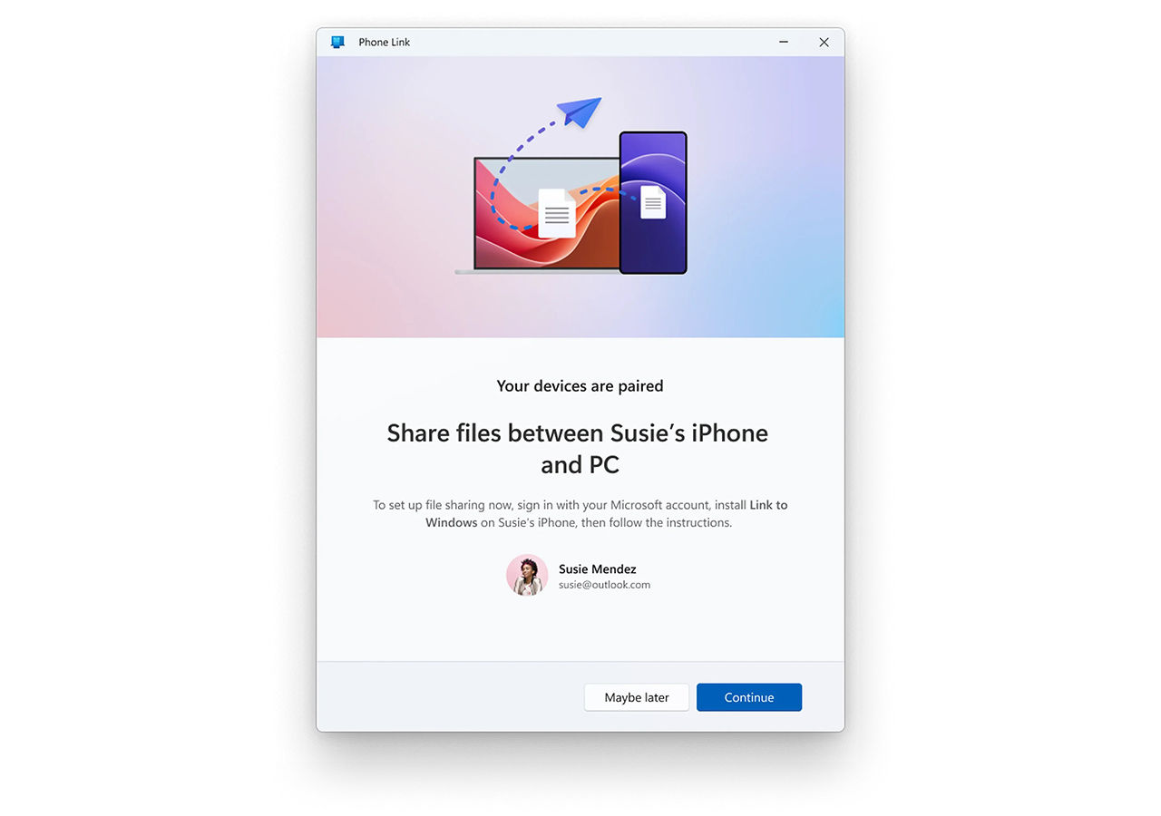 Nu går det att dela filer mellan iPhones och Windows-datorer