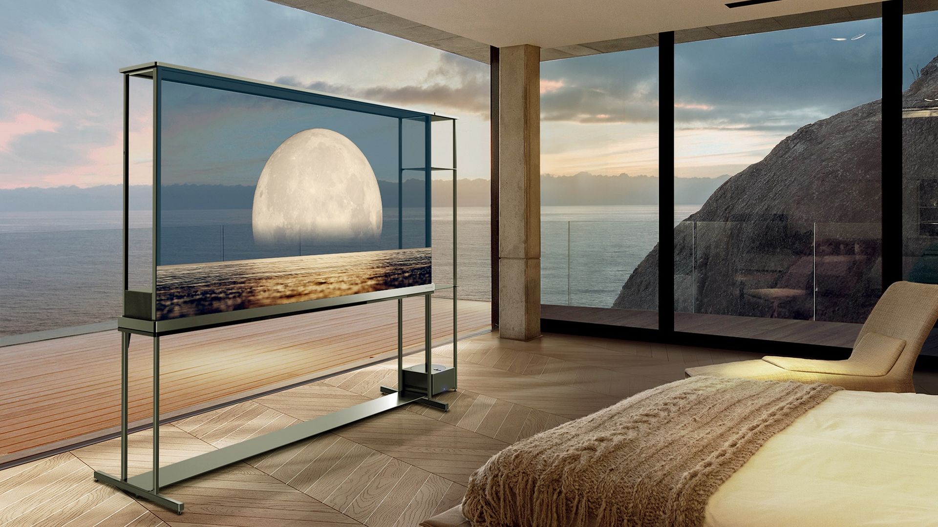 LG:s transparenta OLED börjar säljas nästa år