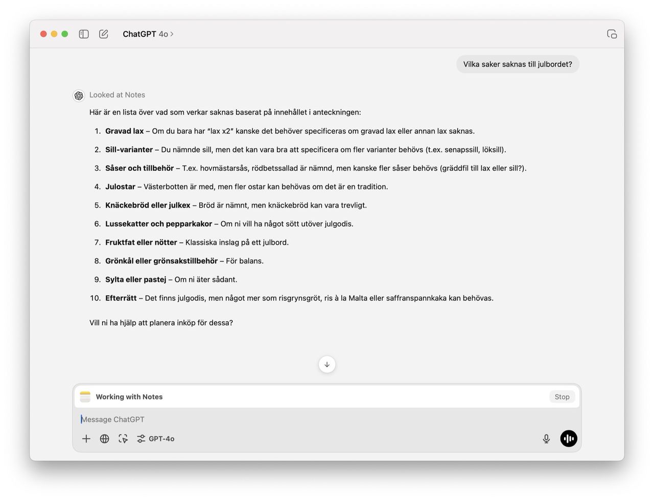 Nu funkar ChatGPT med fler Mac-appar