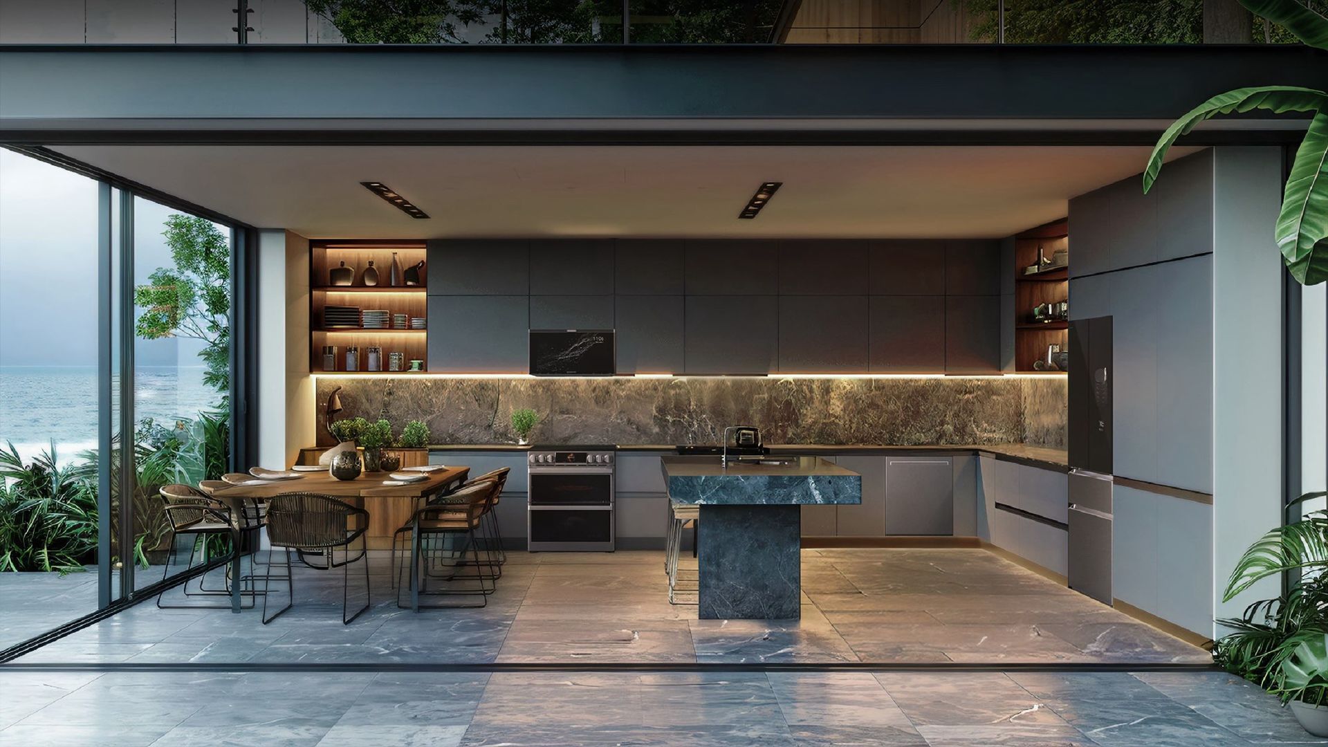 LG:s senaste mikrovågsugn har en 27-tums pekskärm