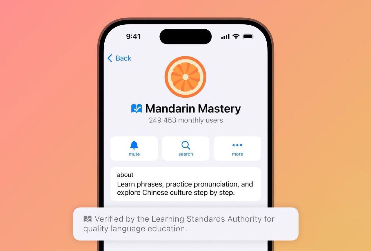 Telegram får tredjepartsverifiering