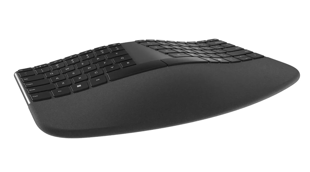 Microsoft har gjort ett nytt ergonomiskt tangentbord