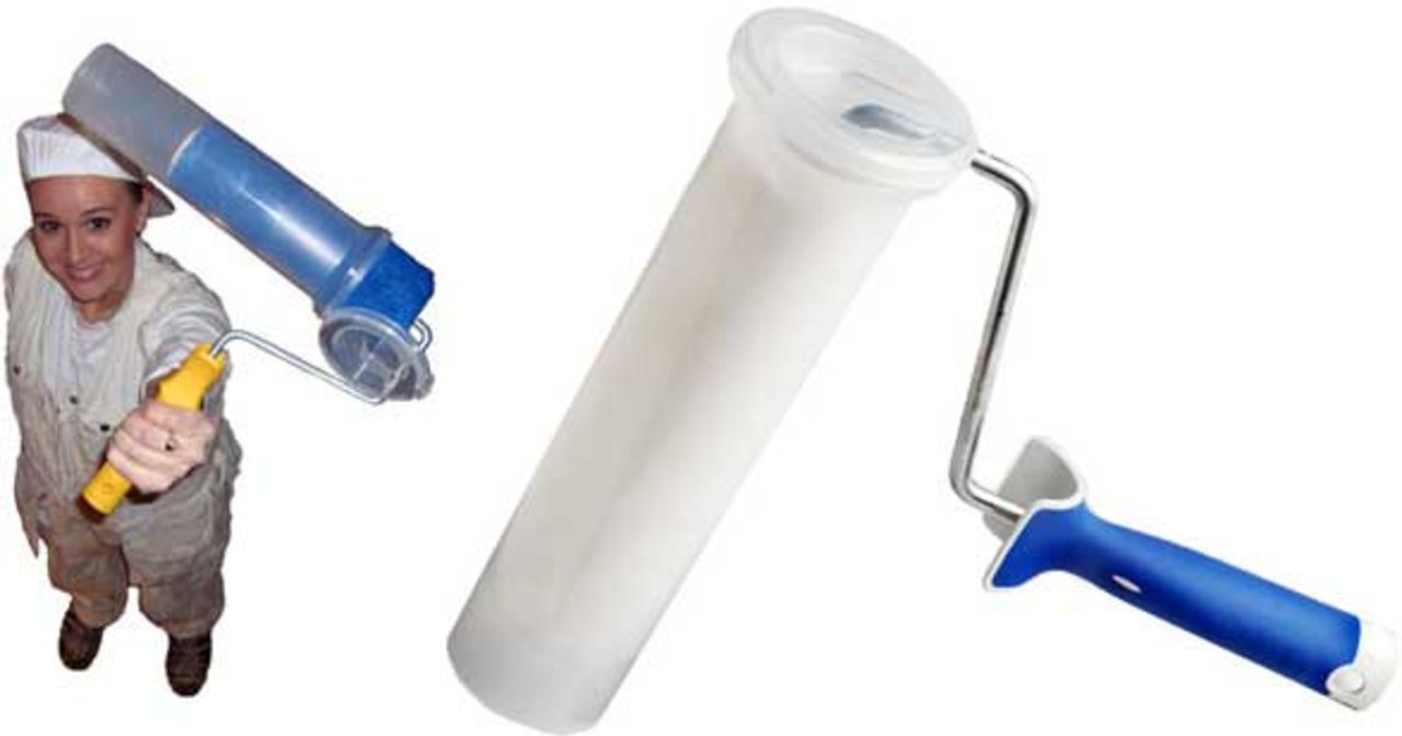 Smart lösning om man inte hinner måla färdigt