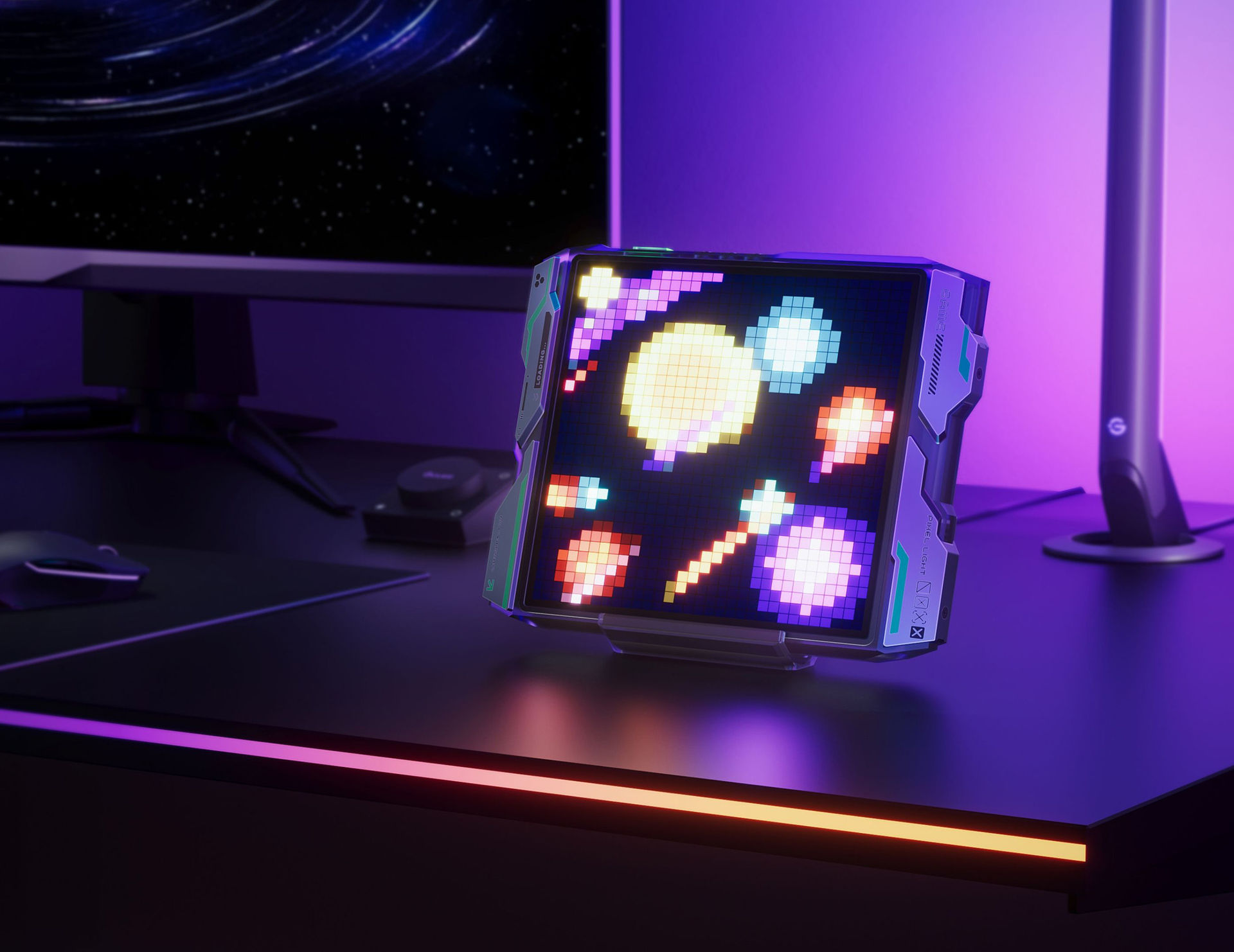 Låt Gaming Pixel Light lysa upp ditt skrivbord
