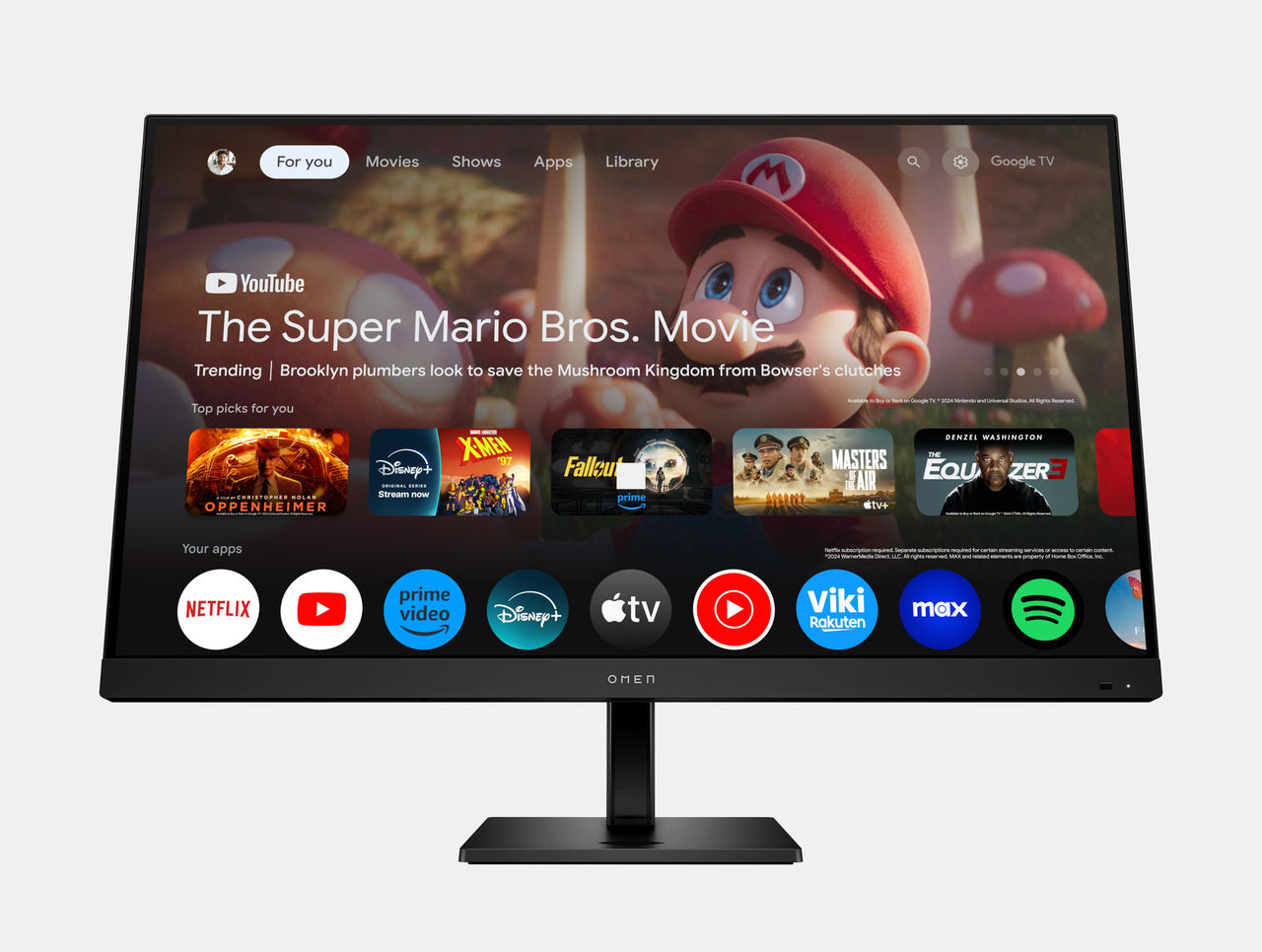 Omen släpper skärm med Google TV