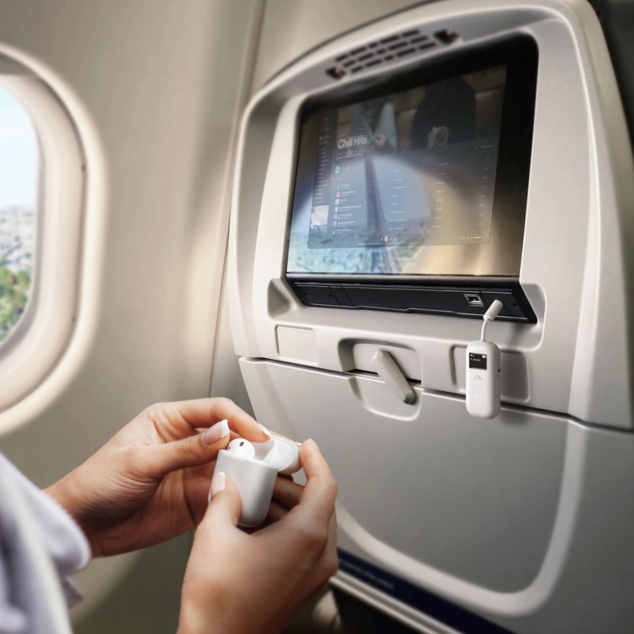 Strömma till två hörlurar från 3.5 mm-uttag