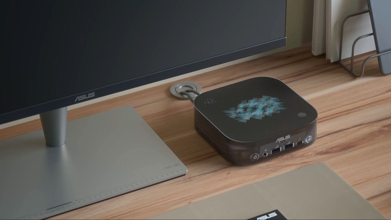 Asus visar minidator med inbyggd skärm