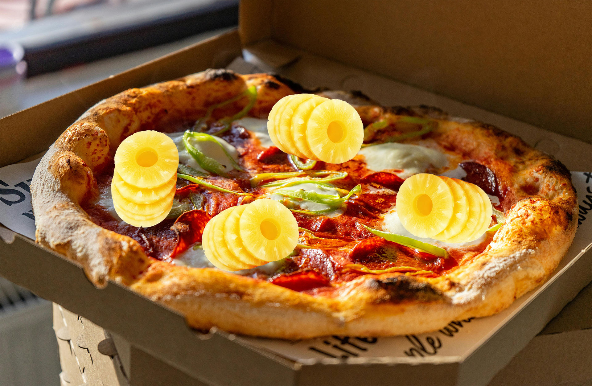 Vill du ha ananas på pizzan?