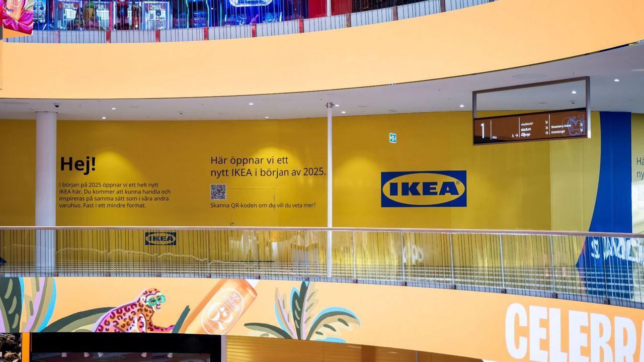Snart öppnar Ikea i Mall of Scandinavia