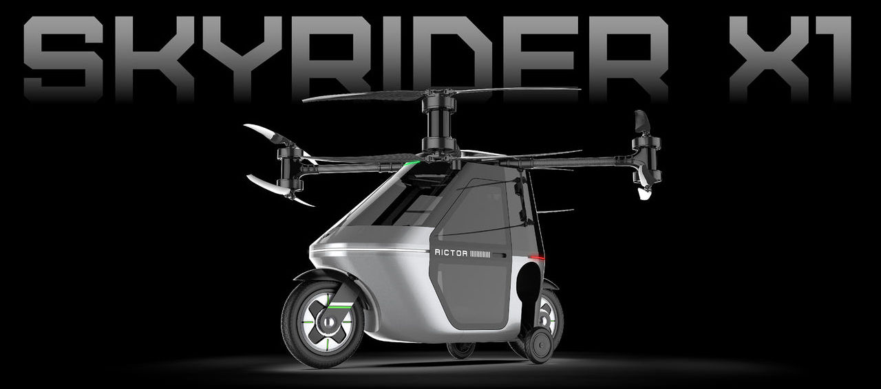 Skyrider X1 är en flygande moped