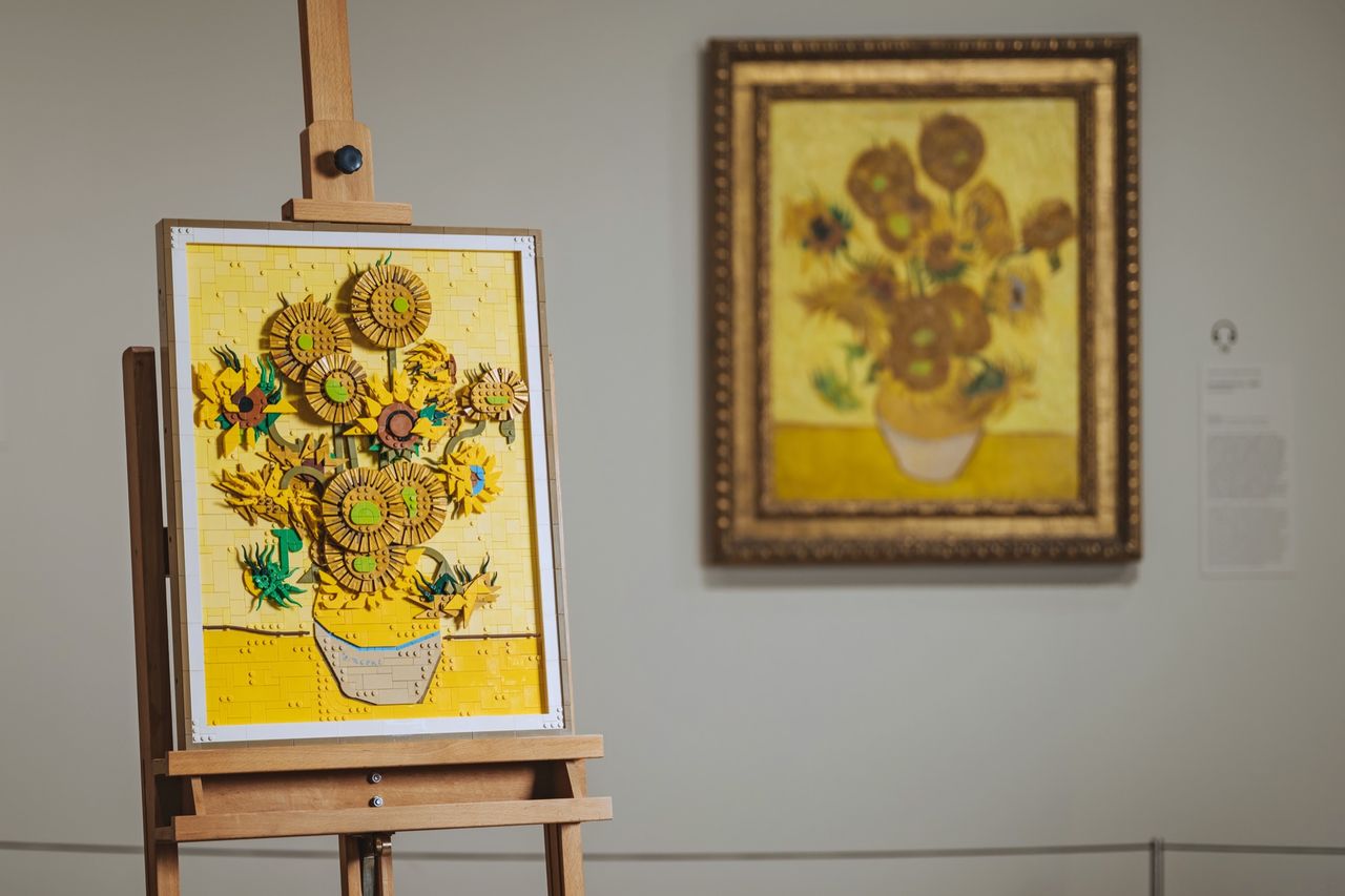 Lego har återskapat tavla av Vincent van Gogh