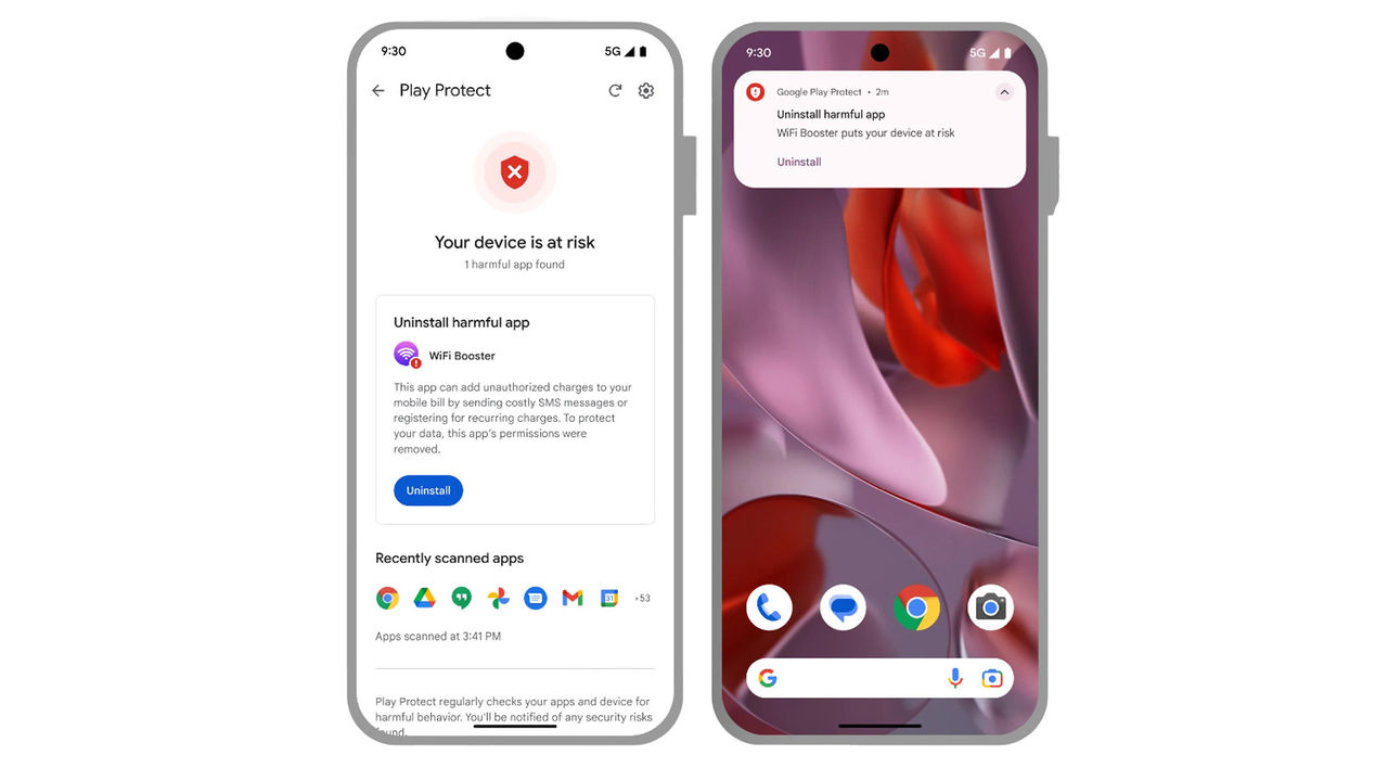 Play Protect börjar dra tillbaka app-behörigheter