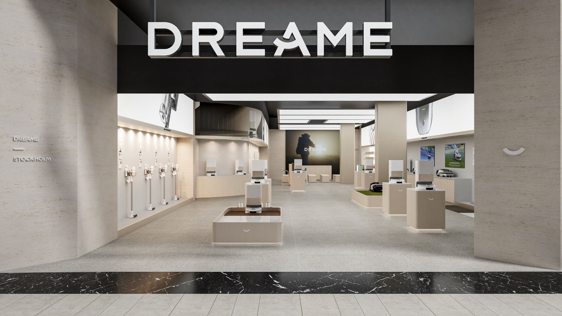 Dreame öppnar butik i Mall of Scandinavia