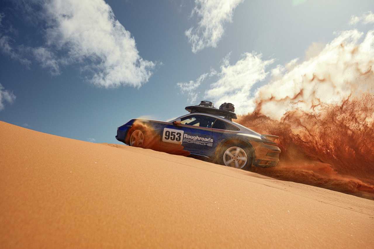 Porsche ska uppdatera 911 Dakar med hybridkraft