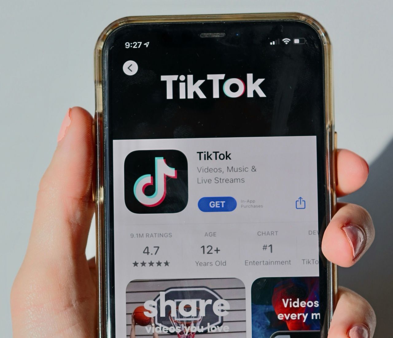 Tiktok på App Store igen