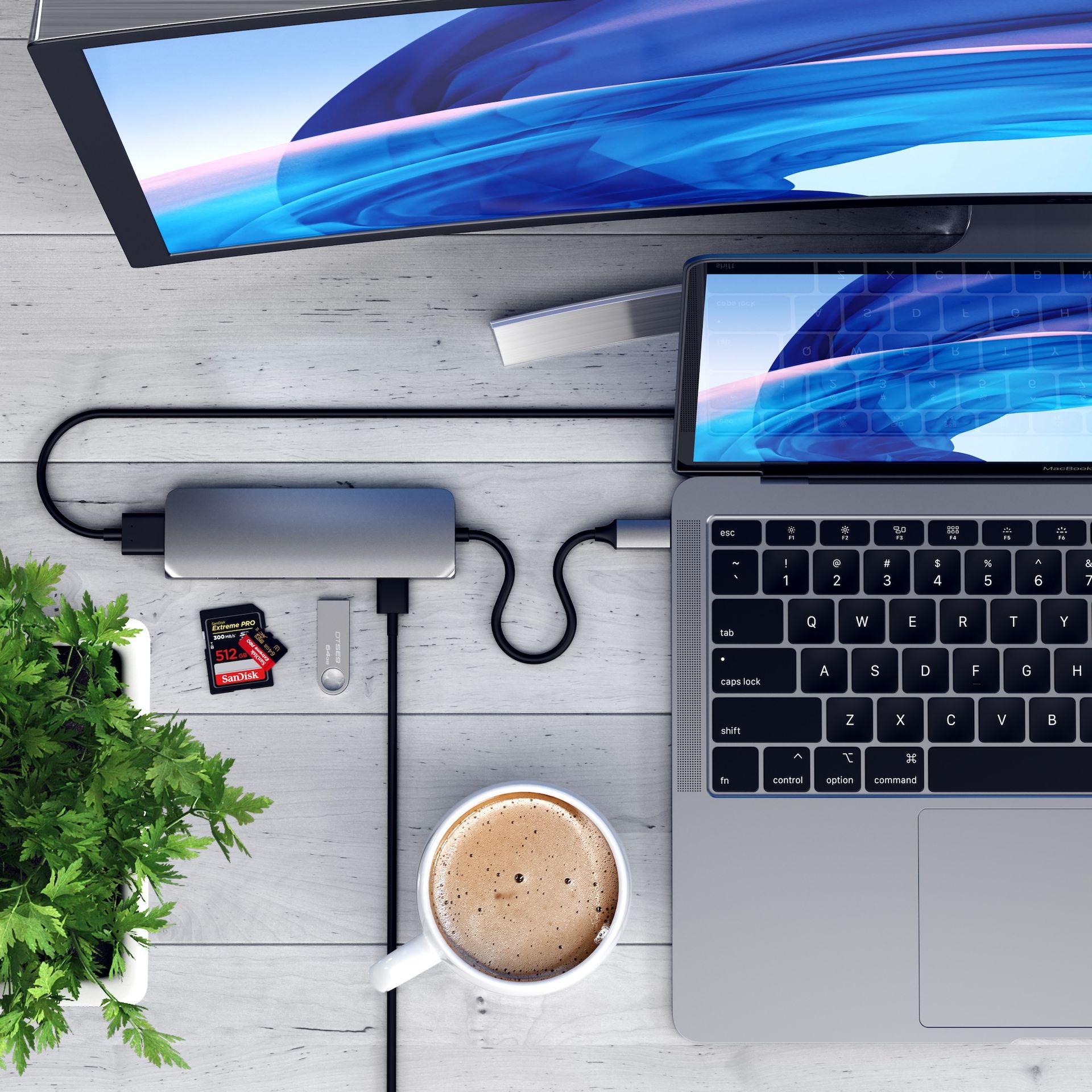 Skippa adapterkaoset med en smidig hubb!