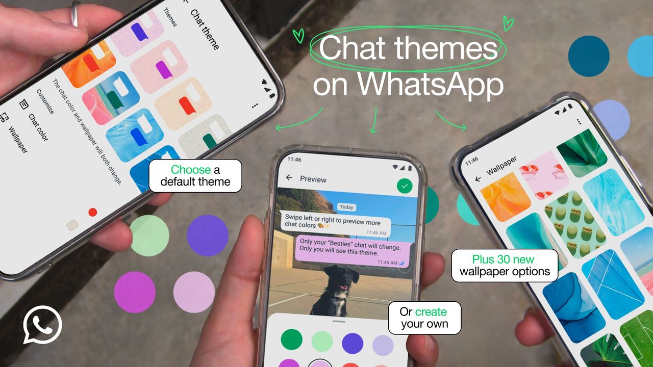 WhatsApp får färgjusteringar för chattbubblor