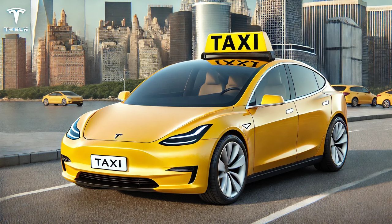 Tesla har ansökt om tillstånd för taxiverksamhet