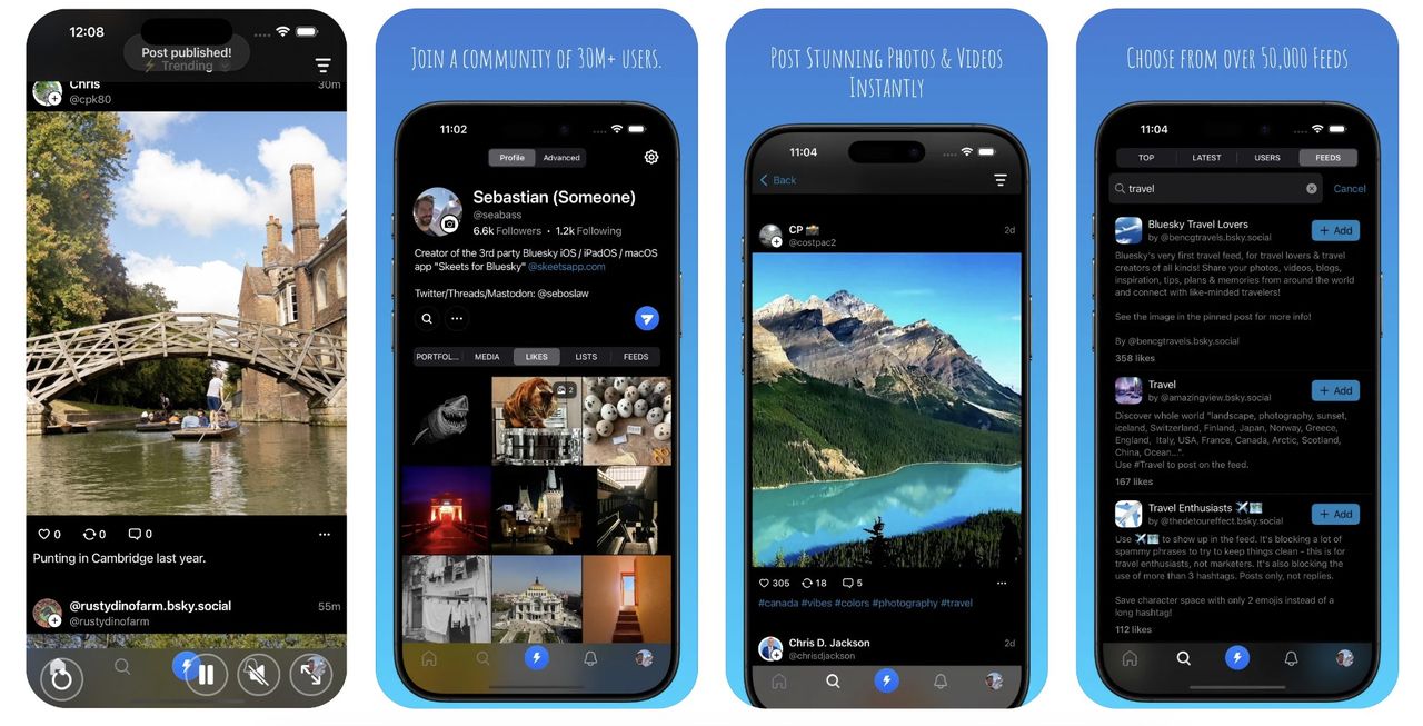 Nu släpps fotodelningstjänsten Flashes till iOS