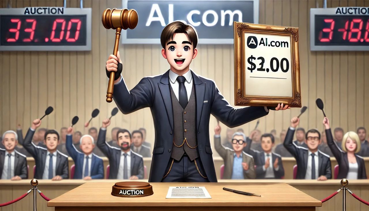 Nu kan du köpa domänen AI.com