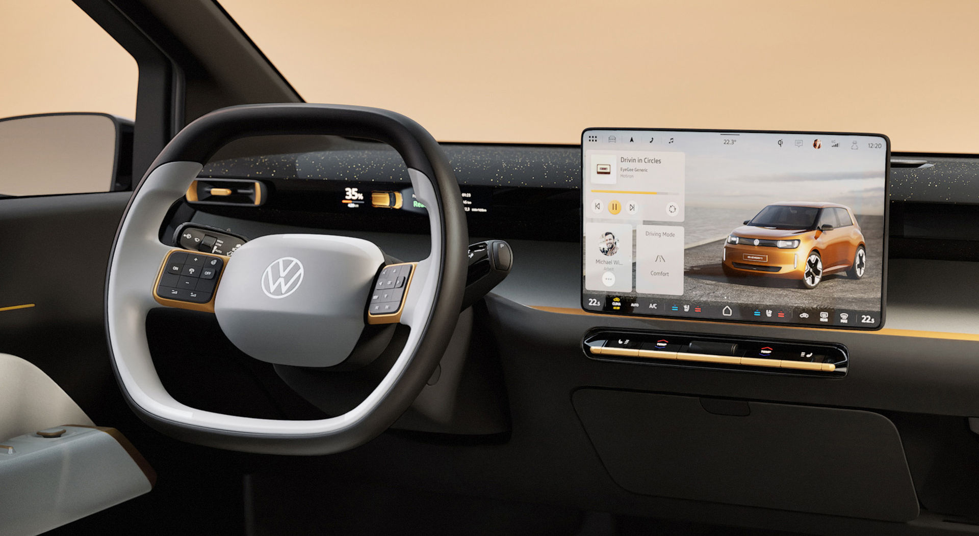 Fysiska knappar på väg tillbaka i Volkswagens bilar