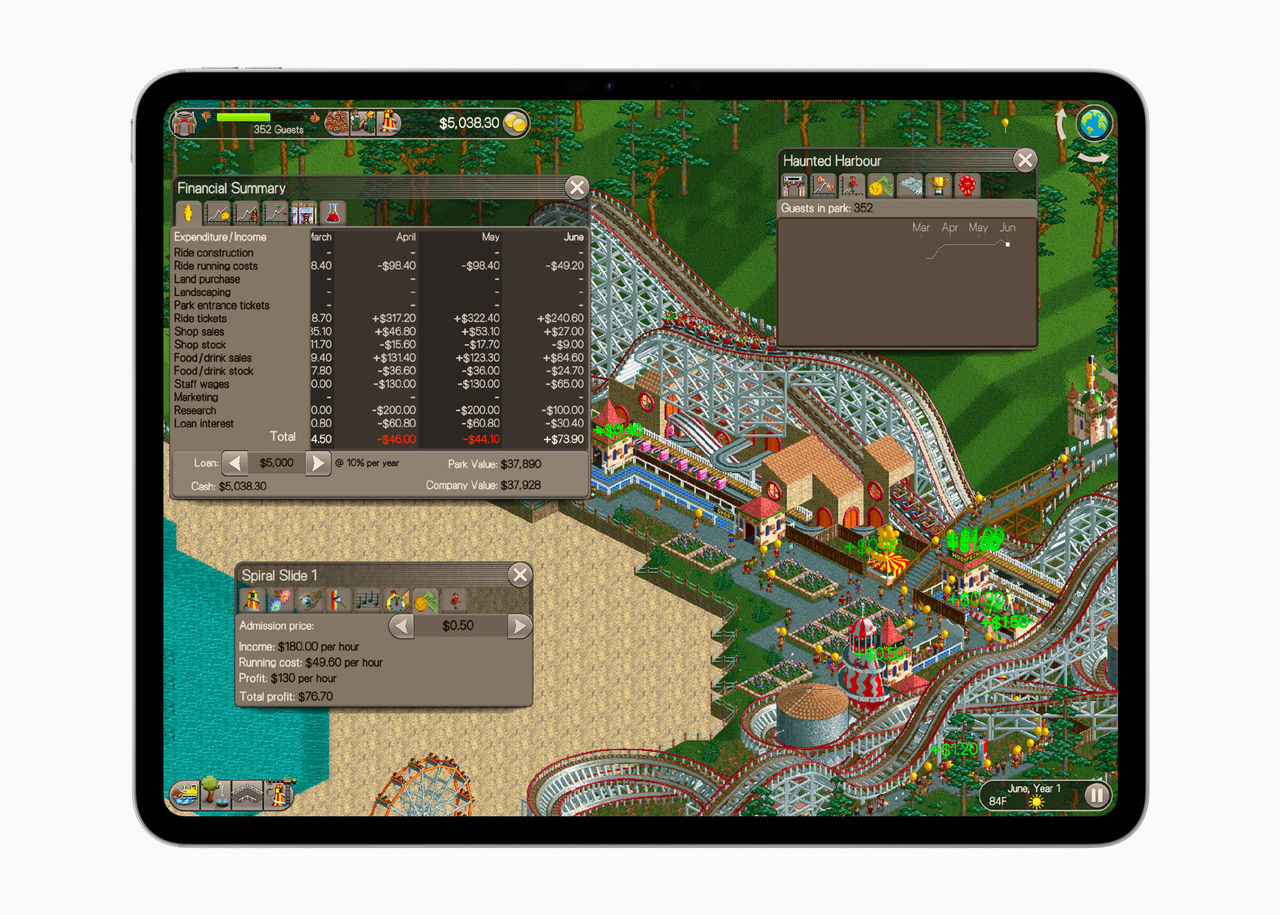 RollerCoaster Tycoon återkommer till Apple-världen