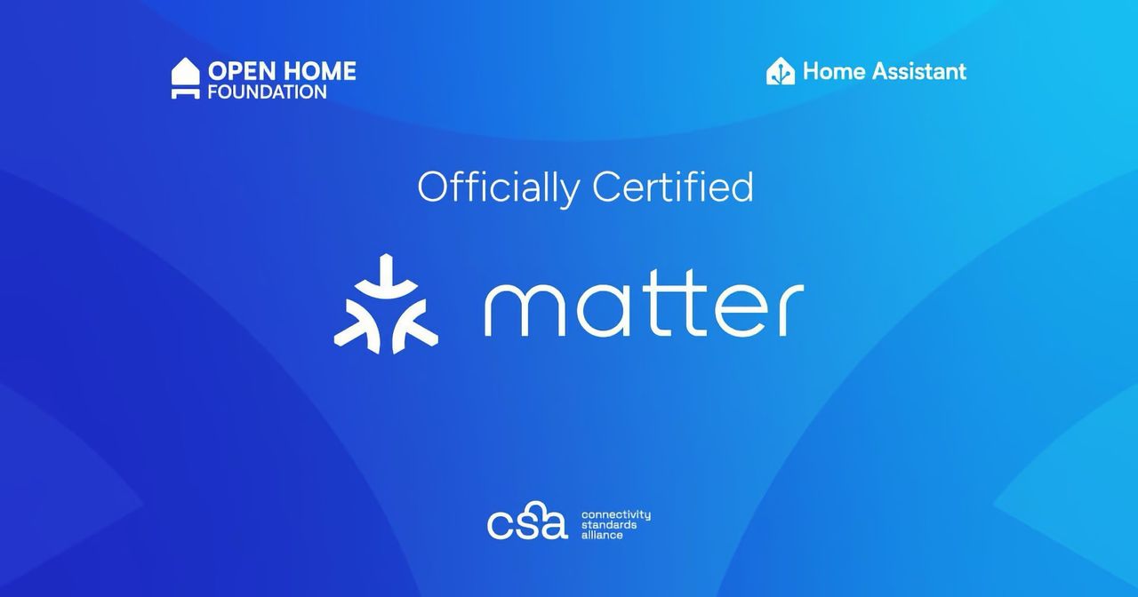 Home Assistant blir Matter-certifierad