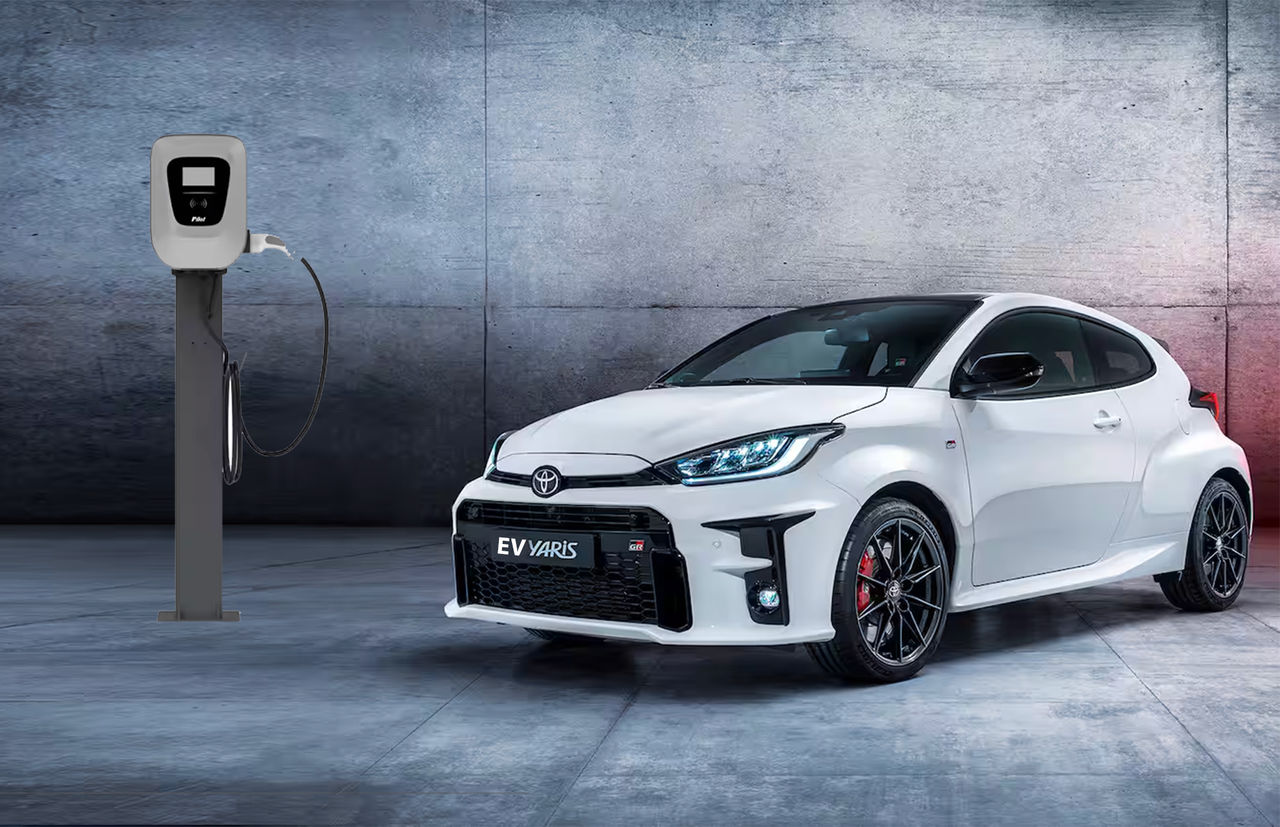 Toyota har eldriven Yaris på gång