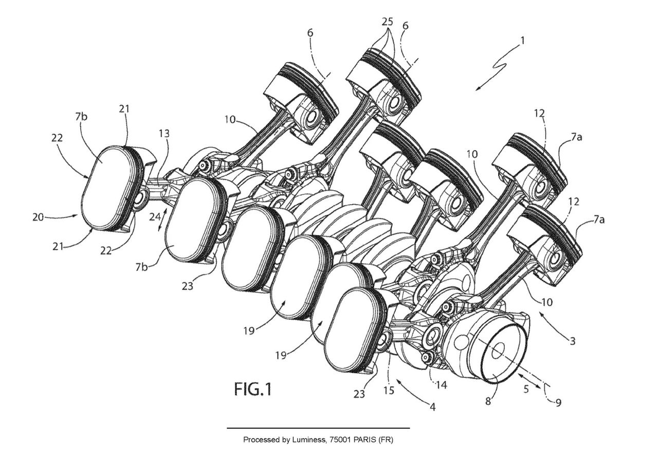 Ferrari tar patent på ovala kolvar